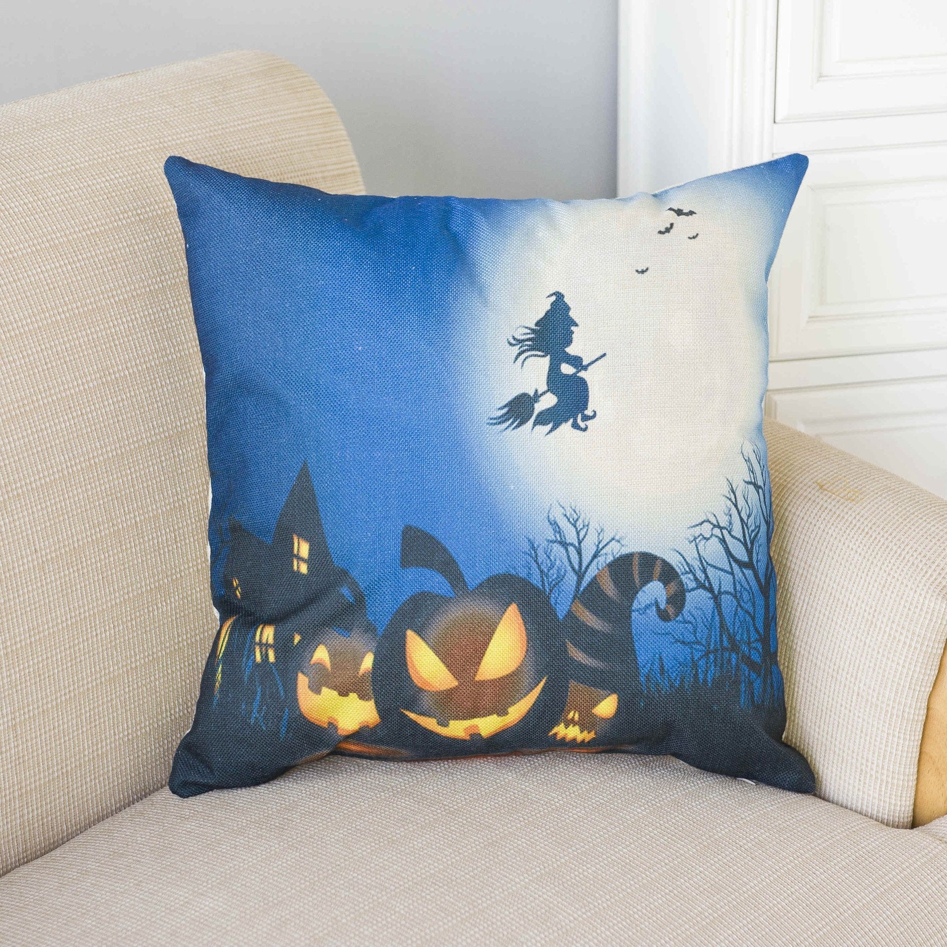 Haunted Halloween Print Kissenbezüge