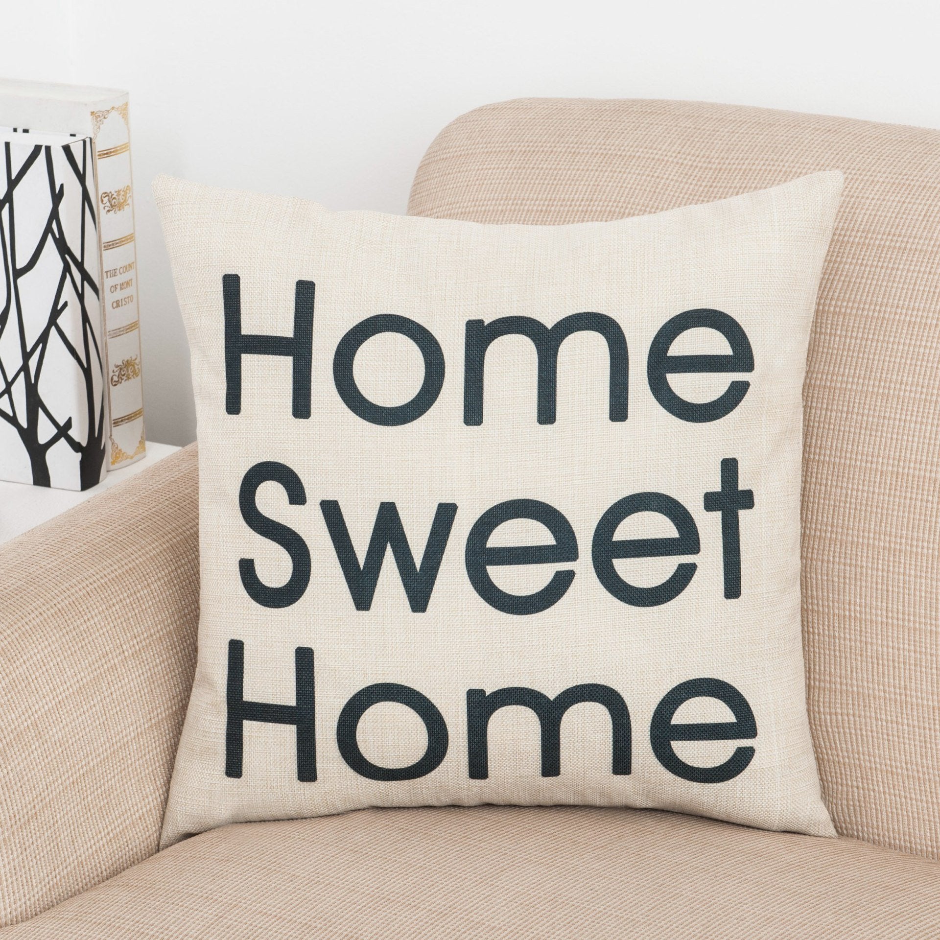 Rumah sweet home square cover bantal