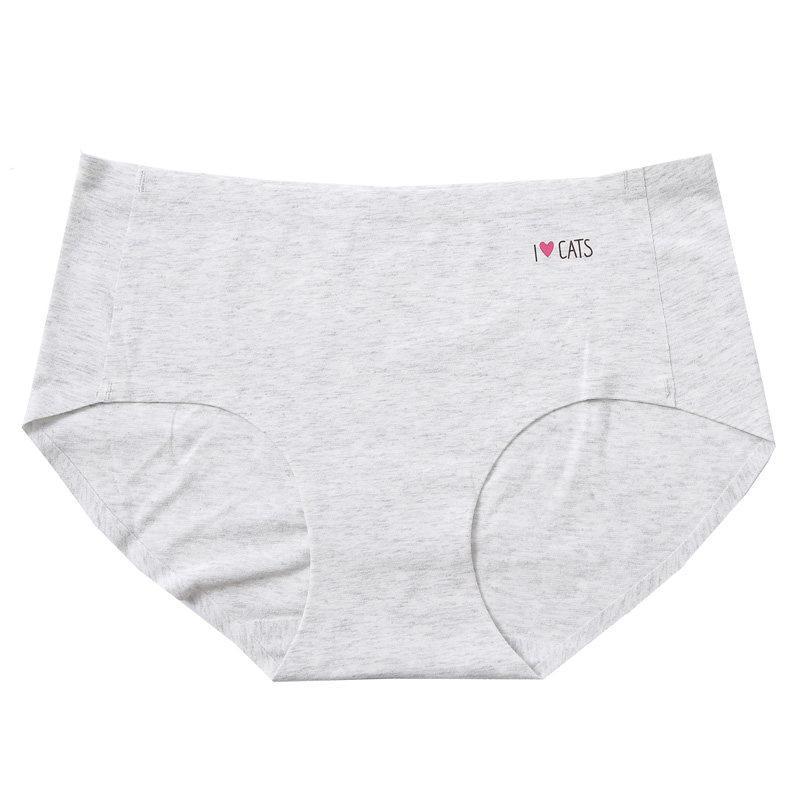 Inspirational Sayings High Brief Panty-Gray 2-Theone Apparel