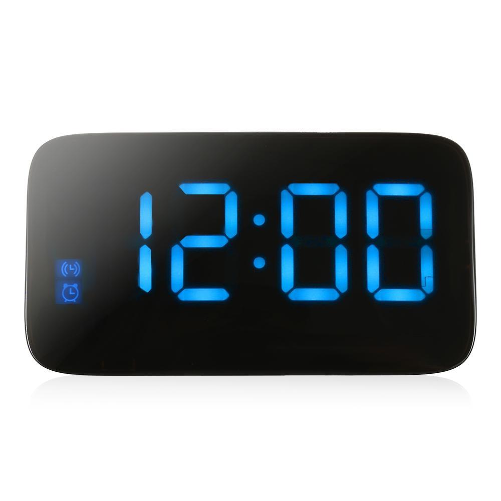 LED Digital Alarm Clock With Voice Control-Blue-Theone Apparel