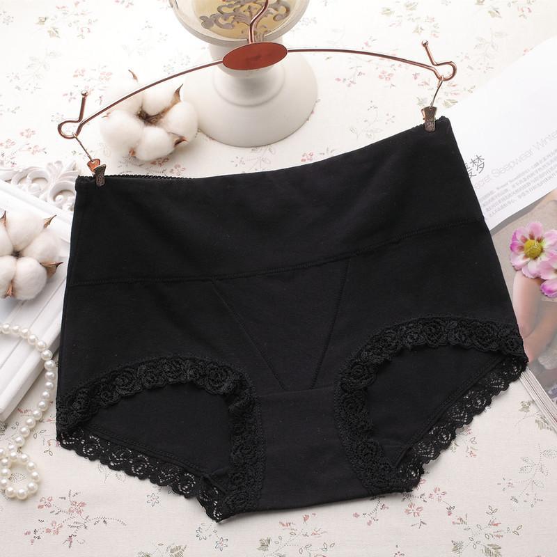 Lace-Trimmed Contour Hip Hugger Panty-Black-Theone Apparel