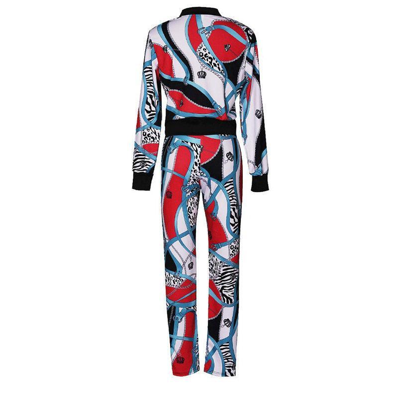 Life of Luxury Printed Jumpsuits