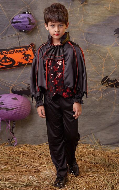 Matching Full Set Boy and Girl Vampire Costume-Boy-Theone Apparel