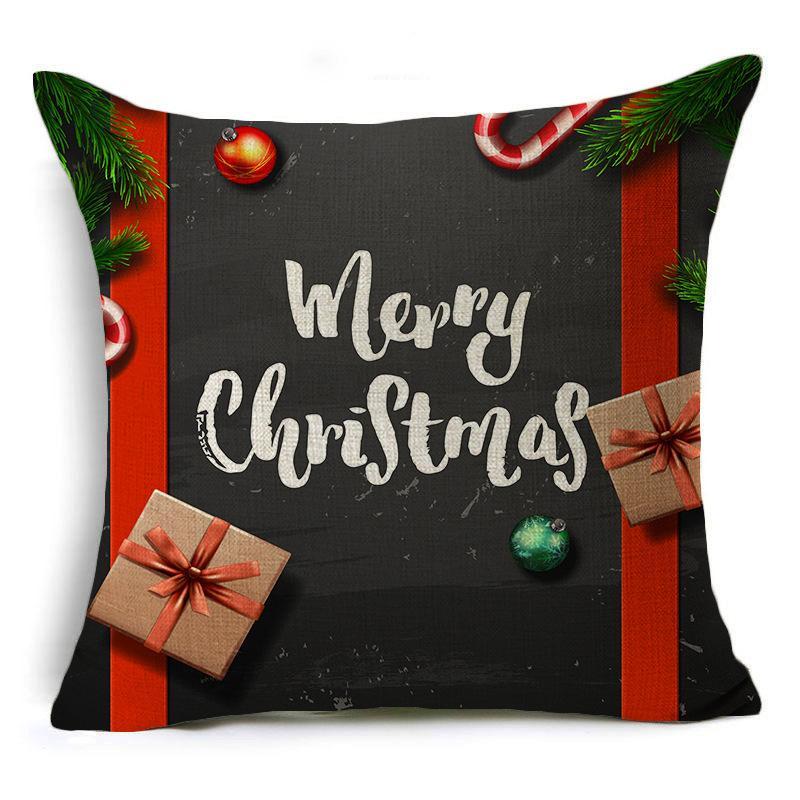 Merry Christmas Holiday Pillow Covers-601-0060-S17-Theone Apparel