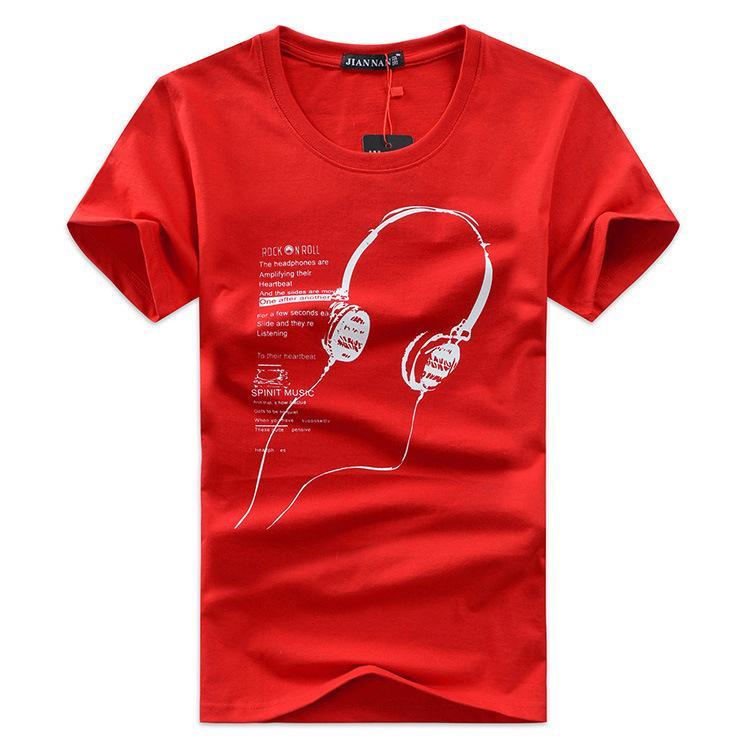 Camiseta con auriculares Music is Life