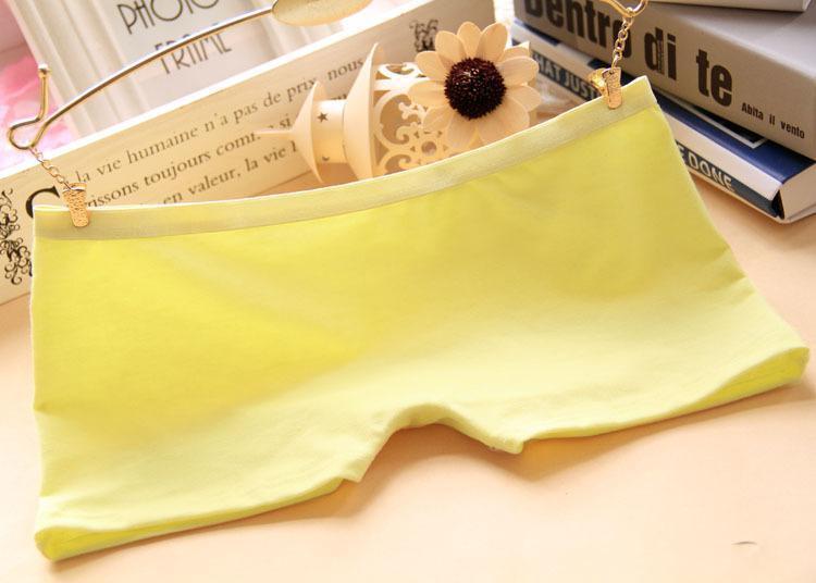 No Show Stretch Boyshort Panty-Yellow-Theone Apparel