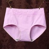 Lace Top High Rise Tummy Tuck Panty
