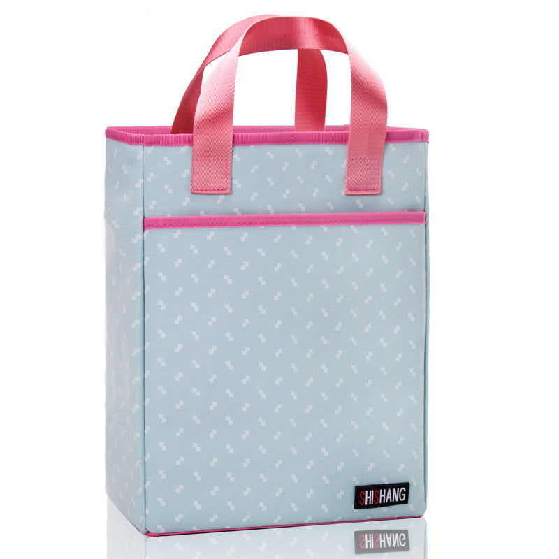 Preppy Print Extra Tall Tote Bags-Theone Apparel