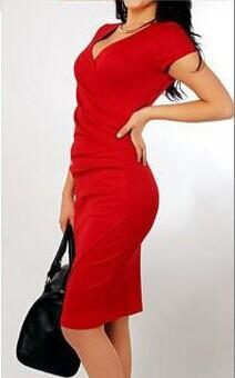 Gaun bodycon silang ruched cross