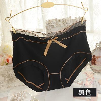 Ruffles and Bows Sexy Hipster Panty-Black-Theone Apparel