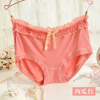 Ruffles dan busur panty hipster seksi