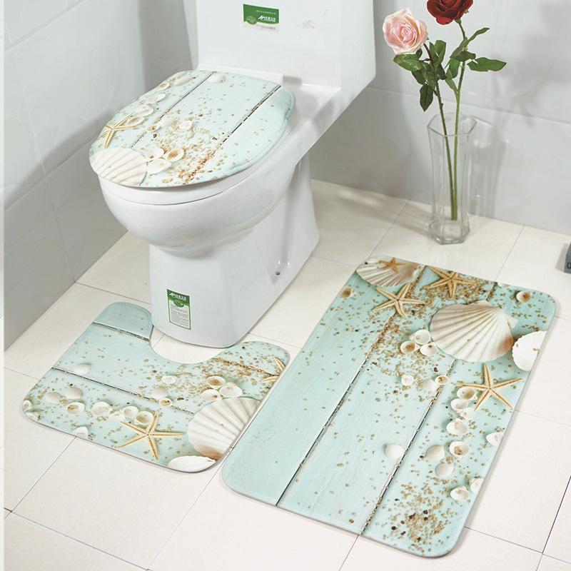 Scenes From Nature Bathroom Rug Set