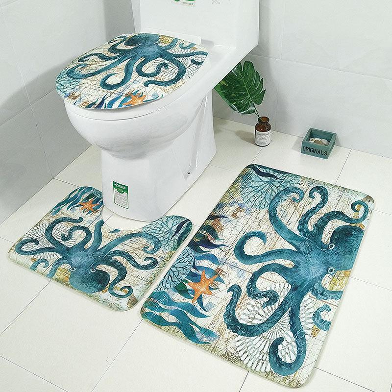 Scenes From Nature Bathroom Rug Set