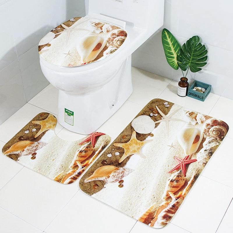 Scenes From Nature Bathroom Rug Set-621-0003-S39-Theone Apparel