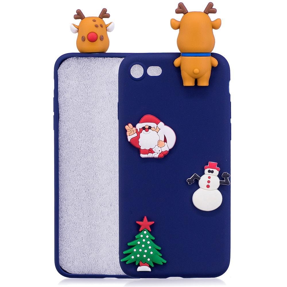 Silicone Christmas Smartphone Case For iPhone-Blue-Theone Apparel
