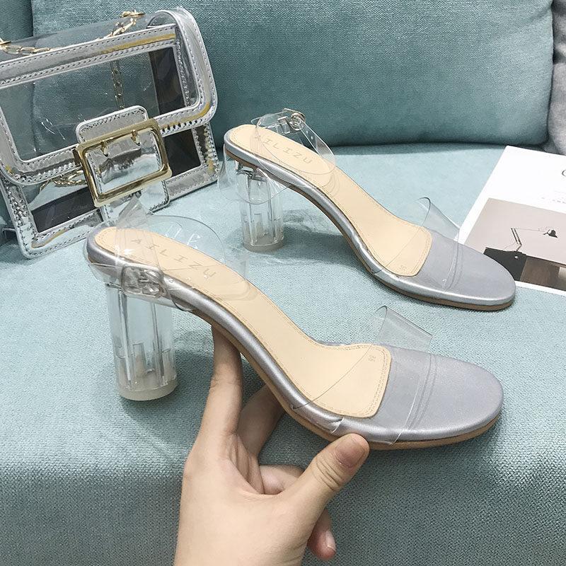 Transparent Clear Illusion Pump Heels