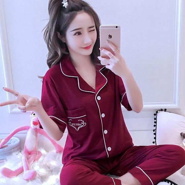 Sophisticated Button Up PJ Set-Theone Apparel