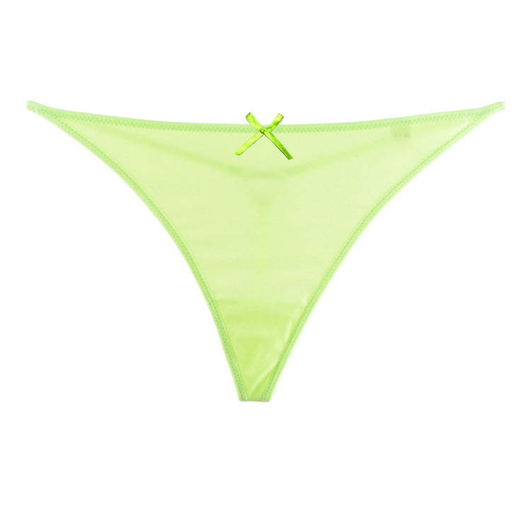 Teeny Bikini Micro Thong Panty-Light Green-Theone Apparel