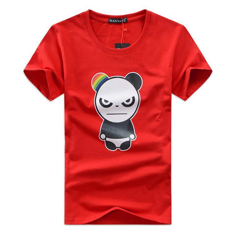 Camisa de panda arcoíris marcada