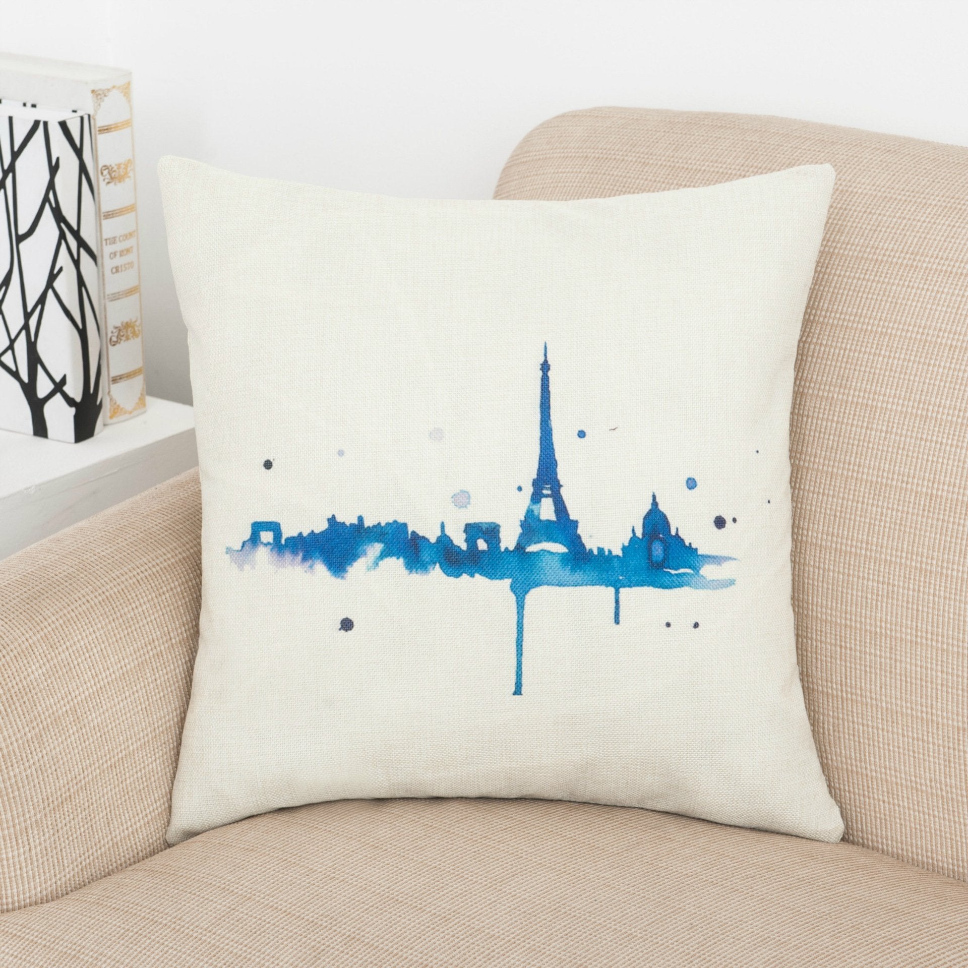 To Paris With Love Printed Pillow Covers