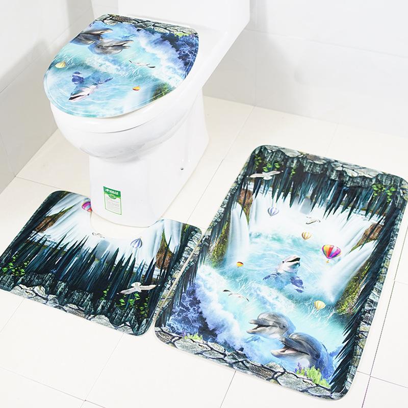 Under The Waterfall Bath Mat Set