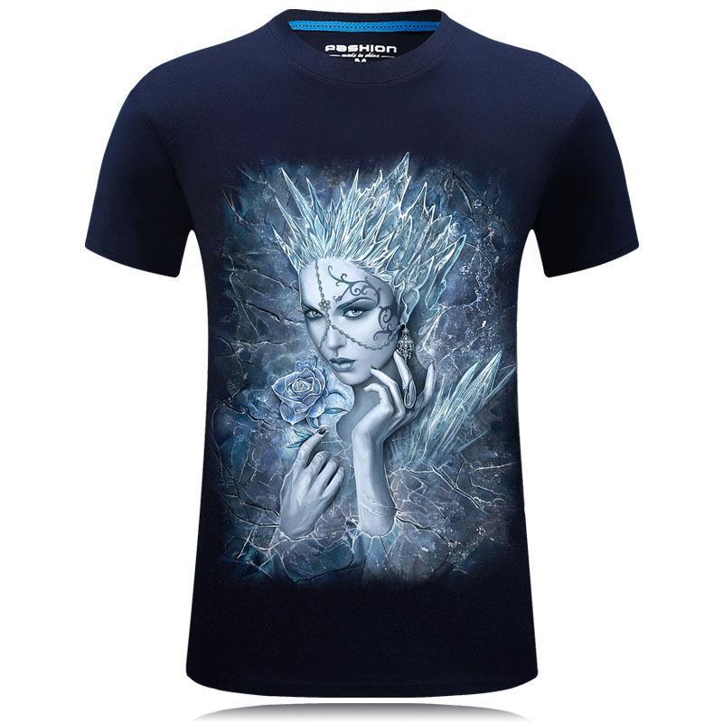 Wit winterijs Queen -shirt