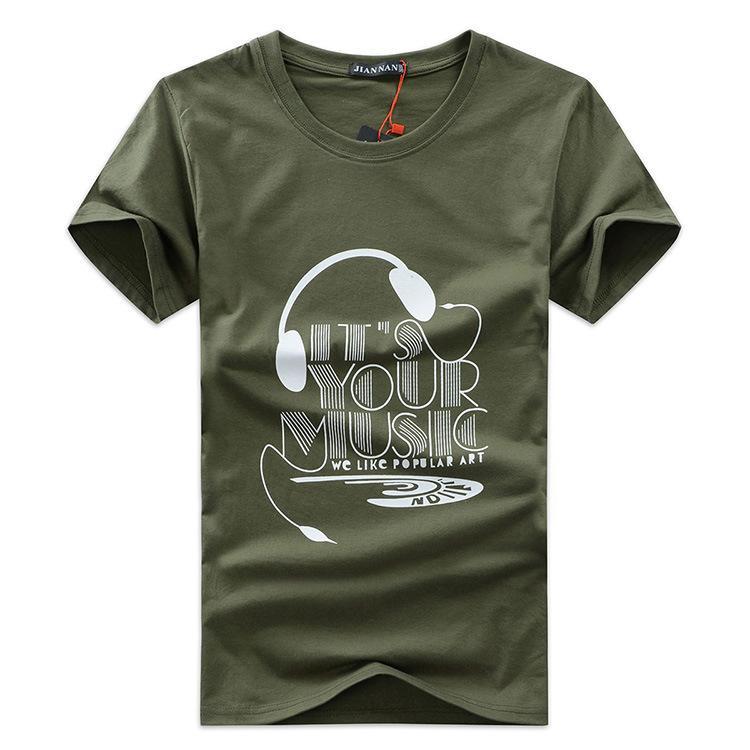 Your Music Your Life Shirt-Green-Theone Apparel