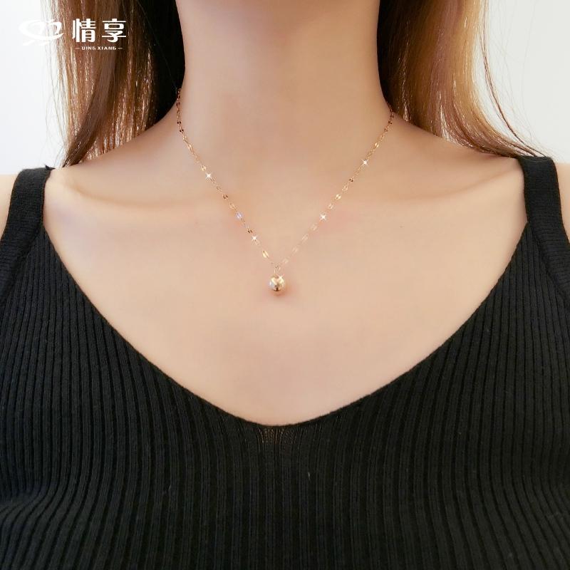 Ball Drop Dainty Chain Necklace - THEONE APPAREL