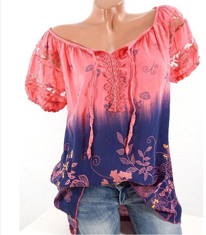 Bohemian Embroidery Casual Fit Top - THEONE APPAREL