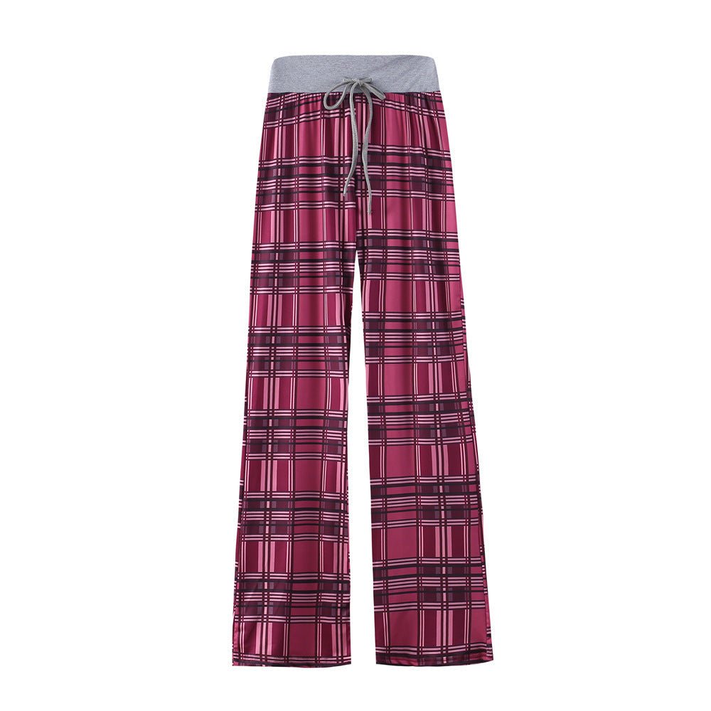 Casual Drawstring Elastic Lounge Pajama Pants - THEONE APPAREL