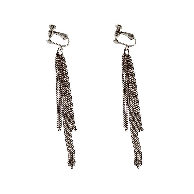 Chain Craze Multi-Layer Tassel Earrings - THEONE APPAREL